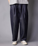 Double Tuck Easy Denim Pants
