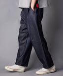 Double Tuck Easy Denim Pants