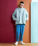 Bulky Wide Denim Pants