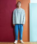Bulky Wide Denim Pants