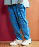 Bulky Wide Denim Pants