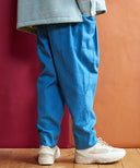 Bulky Wide Denim Pants