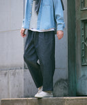 Double Tuck Easy Denim Pants