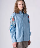 Botanical Sleeve Typewriter Shirt
