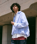 【Pre-Order】Arc line Shirt Jacket