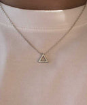 × ANIKULAPO triangla wall necklace